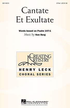 Ken Berg: Cantate Et Exultate