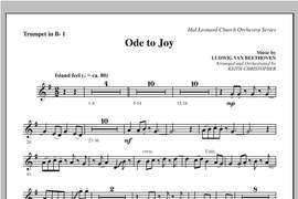 Keith Christopher: Ode To Joy (Does Not Match SATB 08752035) - Bb Trumpet 1