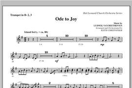 Keith Christopher: Ode To Joy (Does Not Match SATB 08752035) - Bb Trumpet 2,3