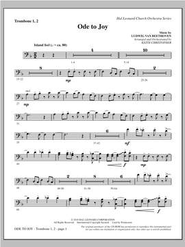 Keith Christopher: Ode To Joy (Does Not Match SATB 08752035) - Trombone 1 & 2