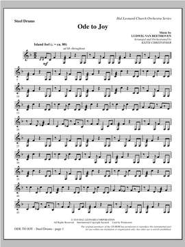 Keith Christopher: Ode To Joy (Does Not Match SATB 08752035) - Steel Drum