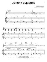 Rodgers & Hart: Johnny One-Note Product Image