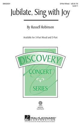 Russell Robinson: Jubilate, Sing With Joy