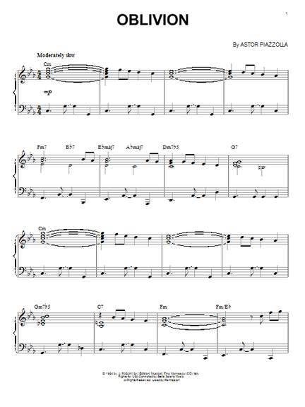 Astor Piazzolla: Oblivion