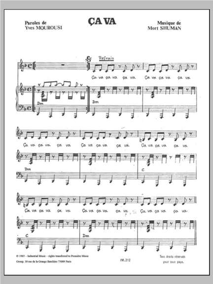 Mort Shuman: Ca Va