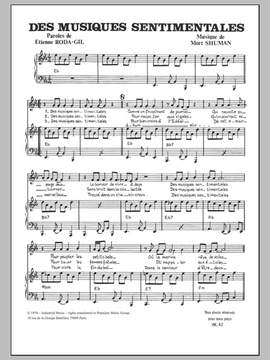 Mort Shuman: Des Musiques Sentimentales