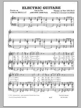 Mort Shuman: Electric Guitare