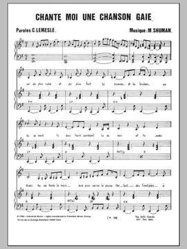 Mort Shuman: Chante Moi Une Chanson Gaie