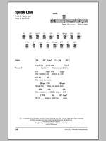 Kurt Weill: Speak Low Product Image