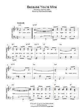 Sammy Cahn: Because You're Mine