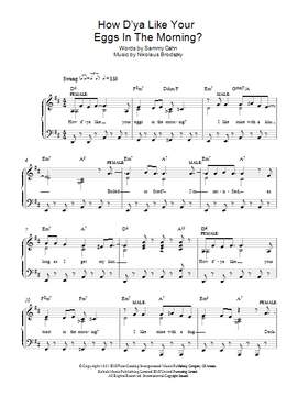 Sammy Cahn: How D'ya Like Your Eggs In The Morning?