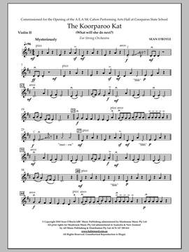 Sean O'Boyle: The Koorparoo Kat - Violin II