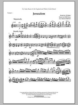 Sean O'Boyle: Jerusalem (in key of F) - Violin I