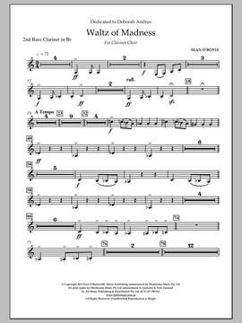 Sean O'Boyle: Waltz Of Madness - Bb Bass Clarinet 2