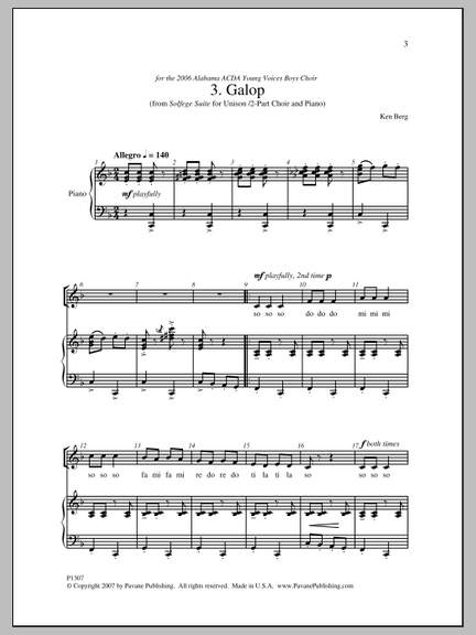 Ken Berg: Galop