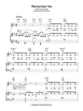 Harry Warren: Remember Me