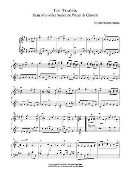 Jean-Philippe Rameau: Les Triolets From Nouvelles Suites De Pieces De Clavecin