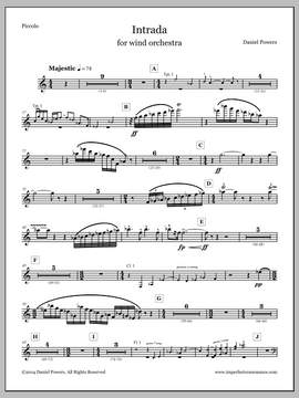 Daniel Powers: Intrada - Piccolo