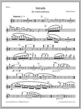 Daniel Powers: Intrada - Flute