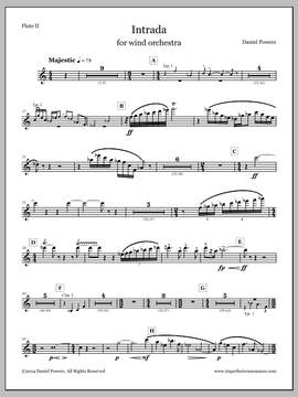 Daniel Powers: Intrada - Flute