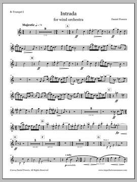Daniel Powers: Intrada - Trumpet