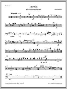 Daniel Powers: Intrada - Trombone