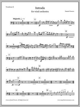 Daniel Powers: Intrada - Trombone
