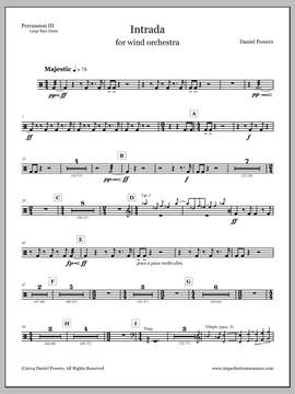 Daniel Powers: Intrada - Percussion