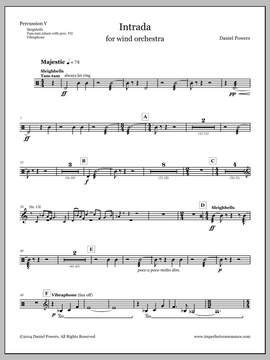 Daniel Powers: Intrada - Percussion