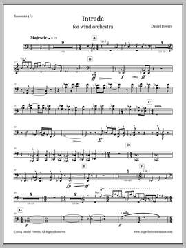 Daniel Powers: Intrada - Bassoon