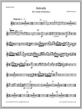 Daniel Powers: Intrada - Soprano Sax