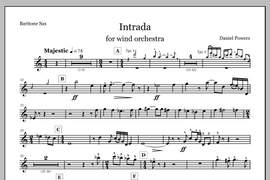 Daniel Powers: Intrada - Baritone Saxophone