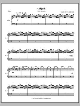 Barbara Harbach: Abigail! for Soprano and Mixed Ensemble - Harp