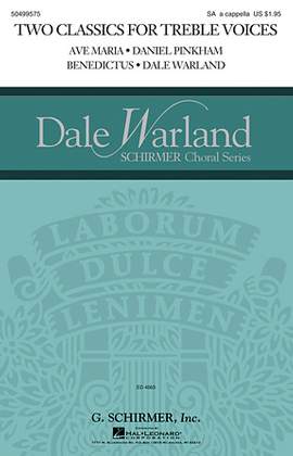 Dale Warland: Two Classics For Treble Voices