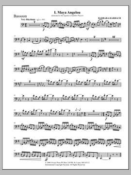 Barbara Harbach: Freeing the Caged Bird for Woodwind Quintet - Bassoon