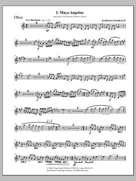 Barbara Harbach: Freeing the Caged Bird for Woodwind Quintet - Oboe