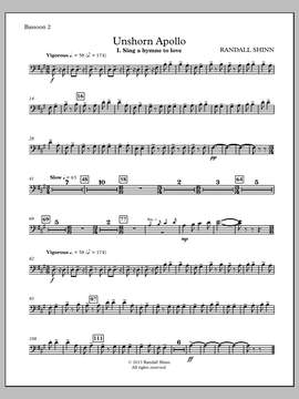 Randall Shinn: Unshorn Apollo - Bassoon