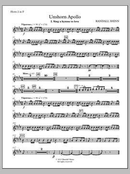 Randall Shinn: Unshorn Apollo - F Horn