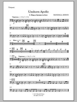 Randall Shinn: Unshorn Apollo - Timpani