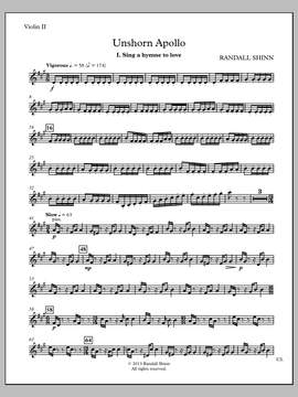 Randall Shinn: Unshorn Apollo - Violin