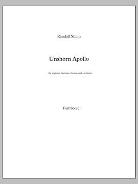 Randall Shinn: Unshorn Apollo - Full Score