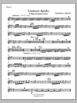 Randall Shinn: Unshorn Apollo - Oboe