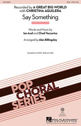 Alan Billingsley: Say Something