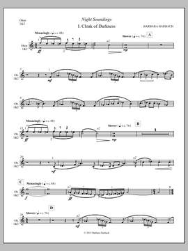 Barbara Harbach: Night Soundings for Orchestra - Oboe