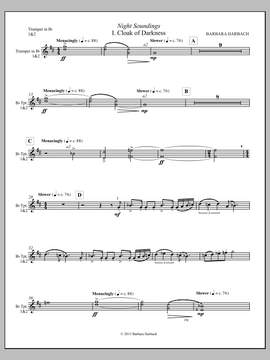 Barbara Harbach: Night Soundings for Orchestra - Trumpet