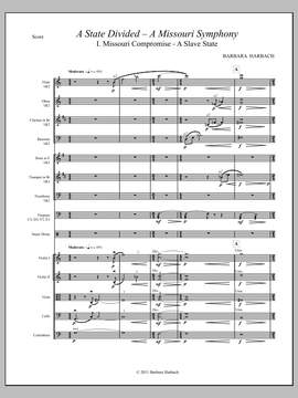 Barbara Harbach: A State Divided - a Missouri Symphony - Full Score