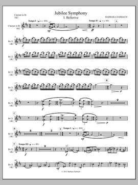 Barbara Harbach: Jubilee Symphony - Clarinet