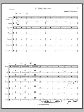 Barbara Harbach: Jubilee Symphony - Percussion