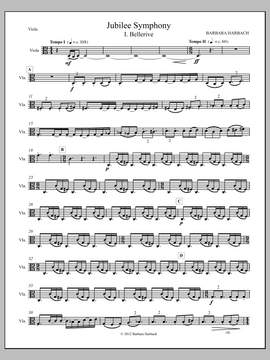 Barbara Harbach: Jubilee Symphony - Viola