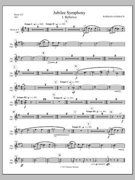 Barbara Harbach: Jubilee Symphony - F Horn